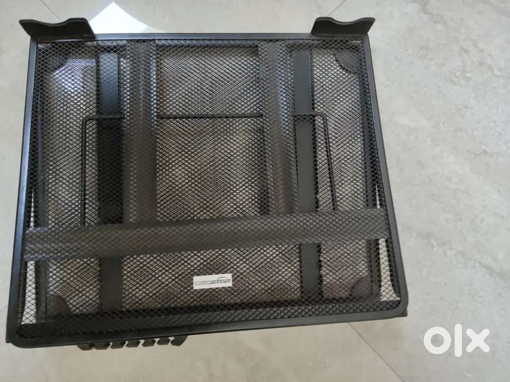 Metal mesh adjustable laptop stand