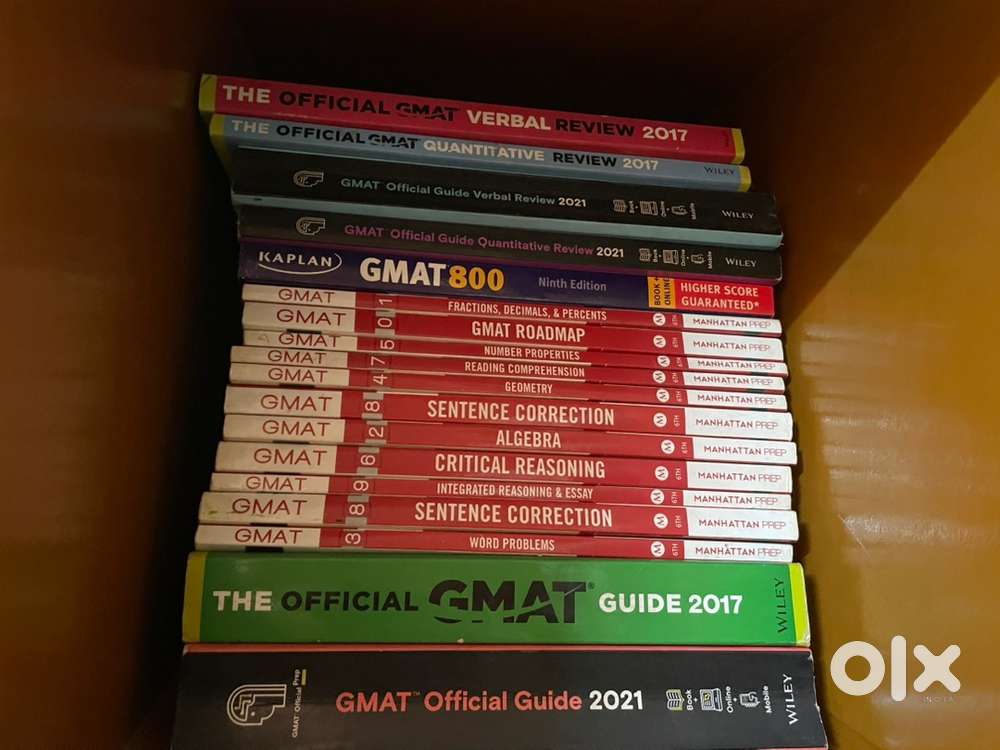 GMAT complete set Manhatten + Official guide