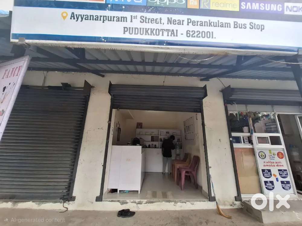 Shop available for rental