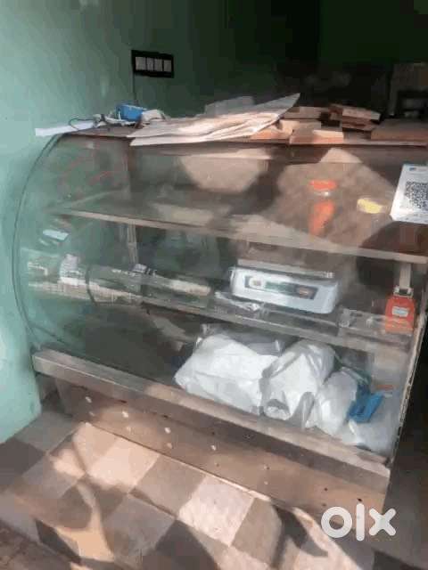 Glass Display Counter without Cooling For Sale