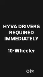 Driver Required For HYVA AND TIPPER 10-wheeler