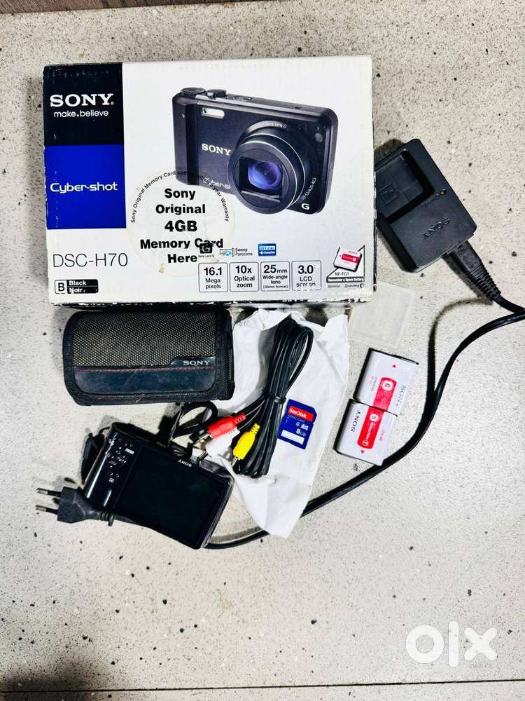 Sony Cyber-shot DSC-H70 16.1 Megapixel Compact Camera - Black