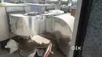 Industrial blower with ducting, cooler