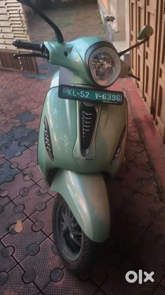Bajaj Chetak electric scooter, 2 months old