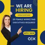 Vacancy – 20 Female Marketing Executives Required