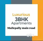 3BHK FLATS FOR SALE AT MALLEPALLY MAIN ROAD NEAR BADI MASJID