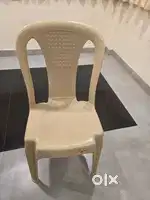 Sparingly used plastic chairs & round plastic tables 4r sale  Porvorim