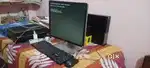 Dell monitor and CPU , processor Intel i3 core ,,