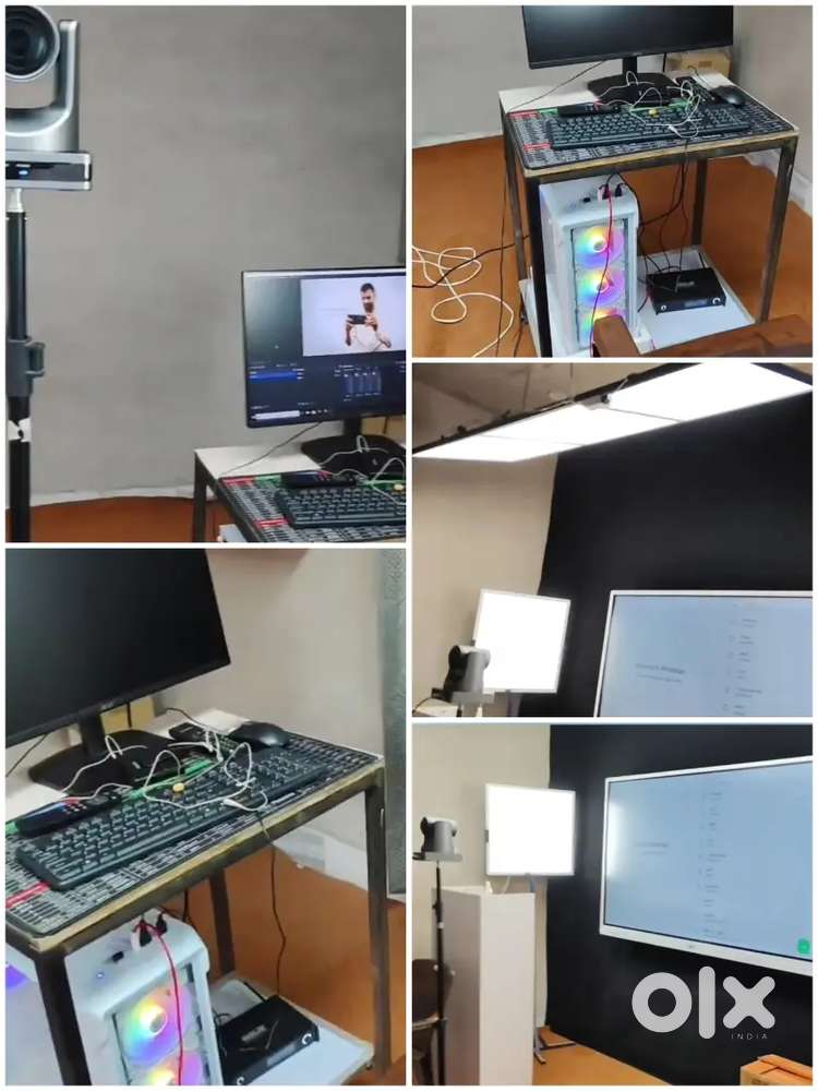 Teaching and YouTube video recording studio