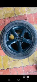 Tyre like new condition with alloy wheels tyre size 205/65/16