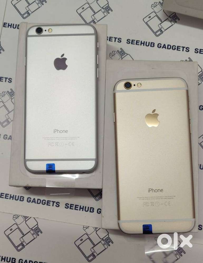 new apple iphone 6 storage 32gb with all accesories and box with 6 mon