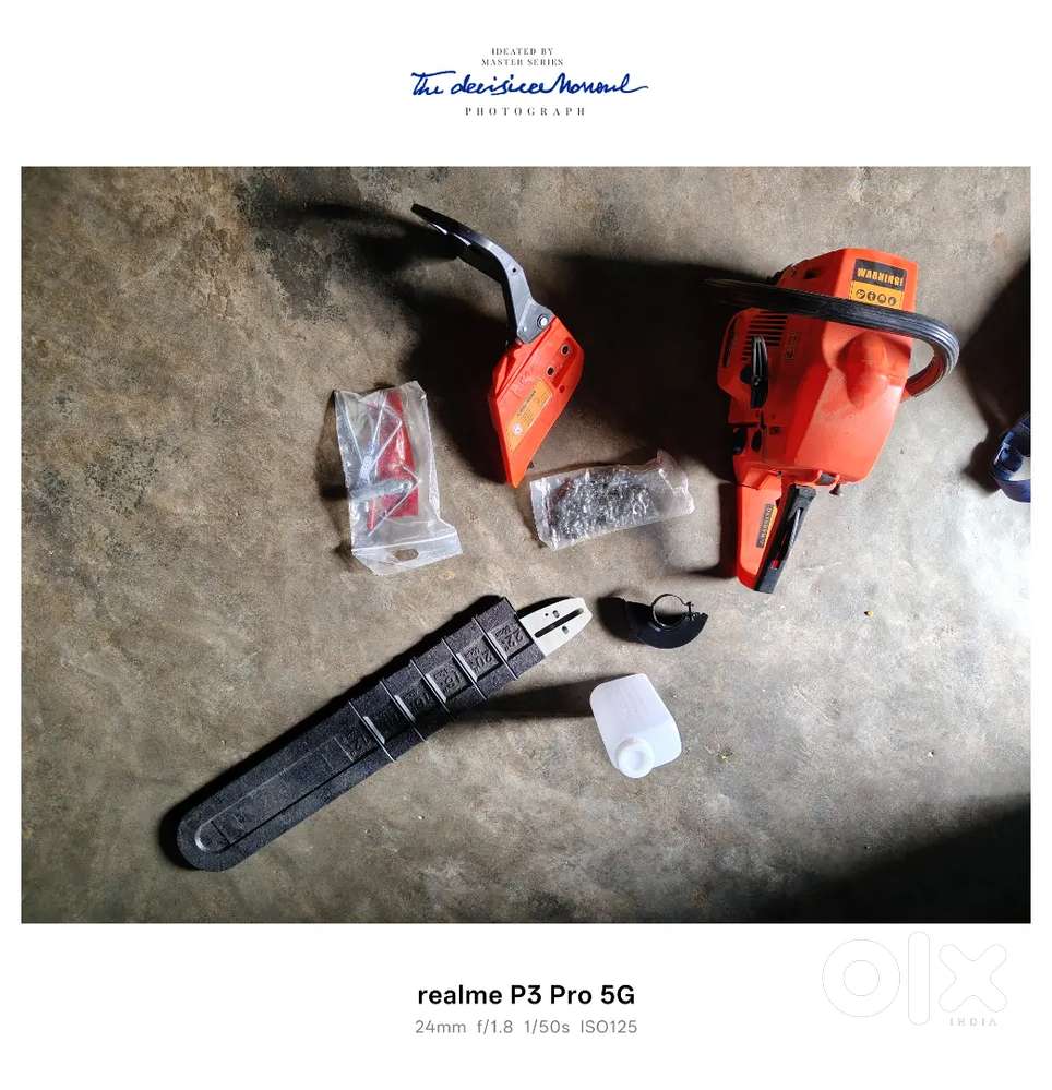 Chain shaw  wood cutter or  tree cutter