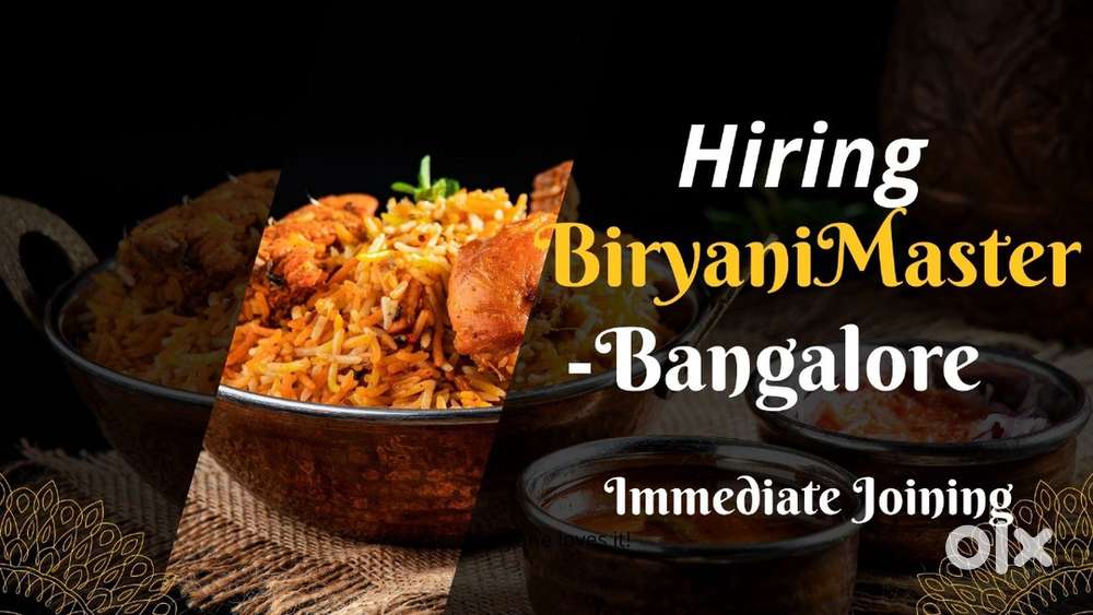 Hiring Biryani Master – Bangalore