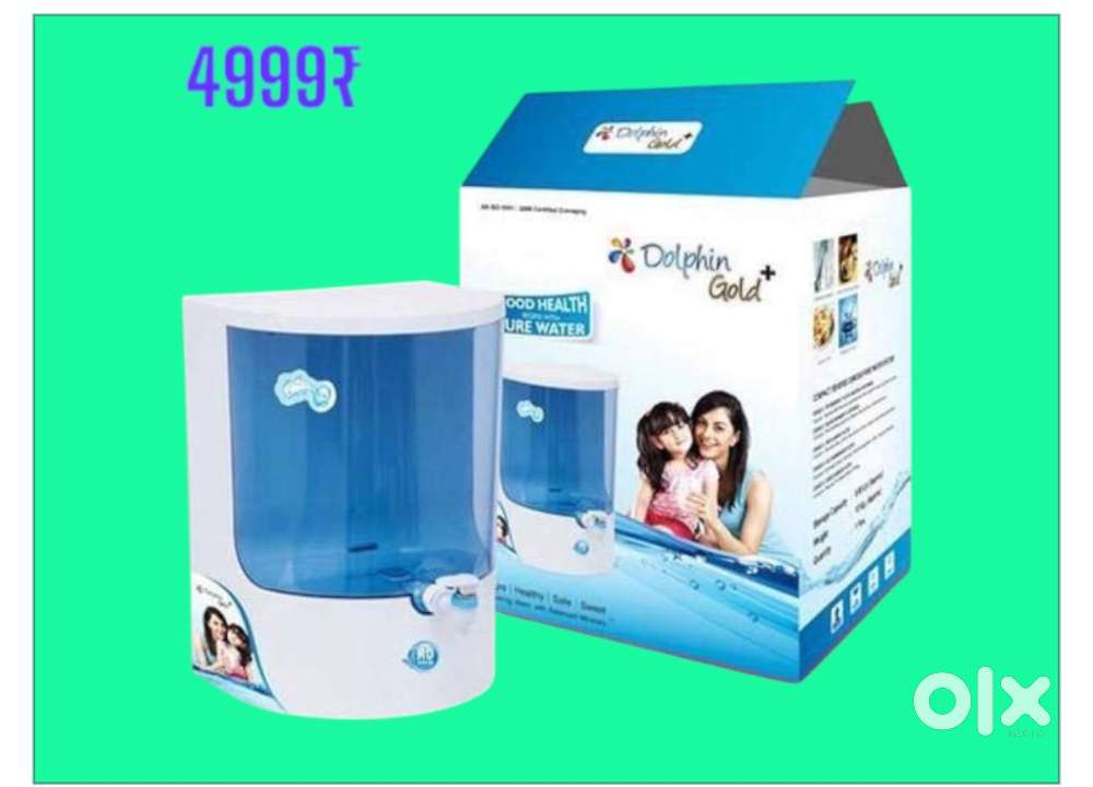 Dolphin gold+ RO water purifier prize starts Rs.4999/-