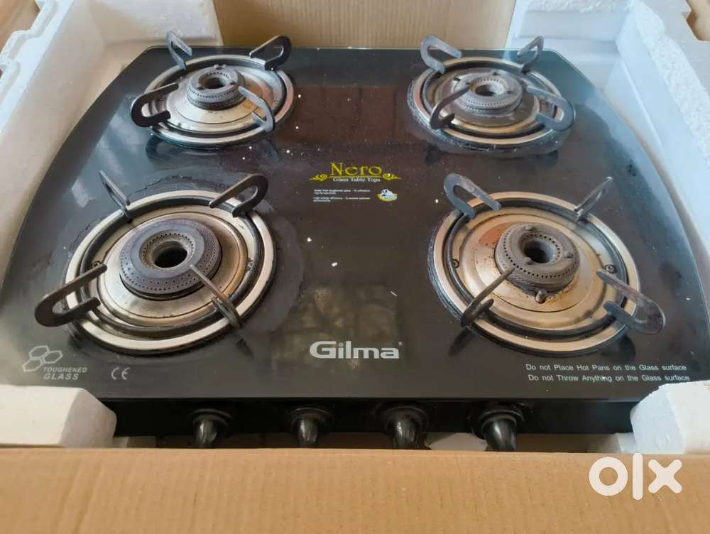 Gas stove 4 barnels stove gilma stove automatically all are working