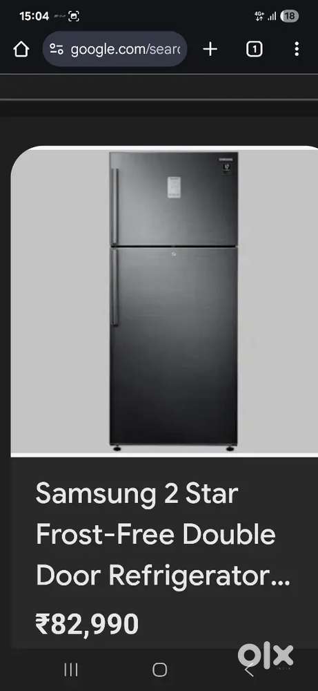 Samsung 551 lt Berry Black 5 in 1 convertible Double Door Refrigerator
