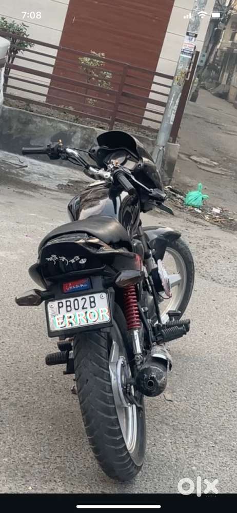 Saff bike modified with alloy weel