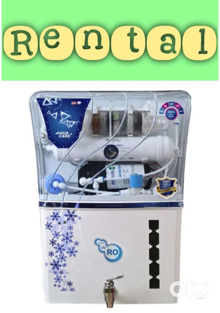 Ro water purifier available on rent