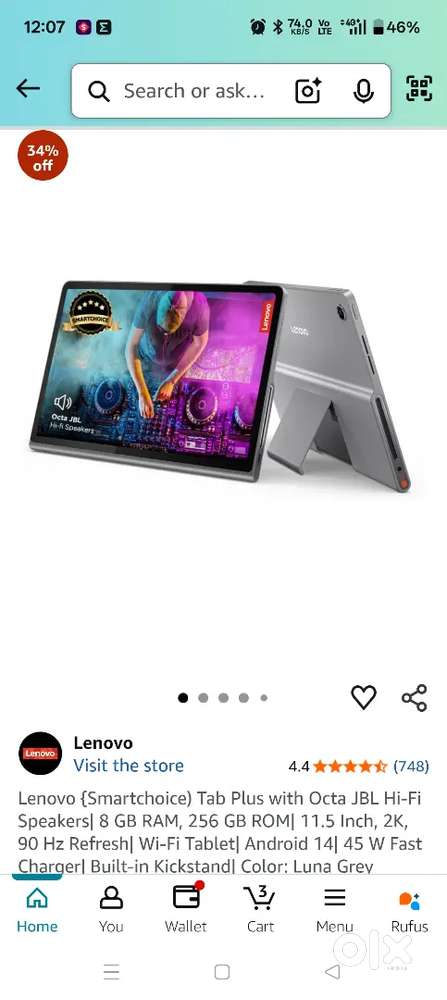 Lenovo Tab plus