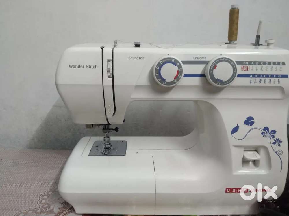 Usha wonder stitch machine best condition 8000/-
