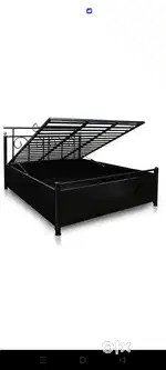 Metal Bed with Hydraulic Furniture.