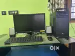 Desk top computer with cpu keyboard mouse