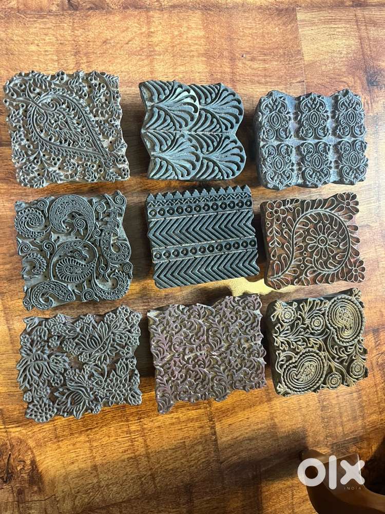 WOOD CARVING, VINTAGE WOODEN BLOCKS, WOOD HAND CARVING HOME DECOR