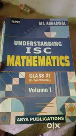 Ml Aggarwal class 11th volume 1 and volume 2 maths book