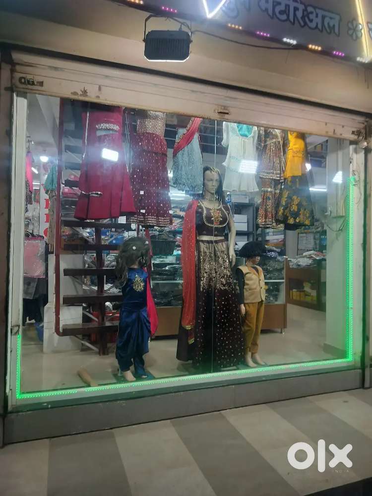 Readymade ,innerwears,shop furniture counters,racks,glass doors,stair