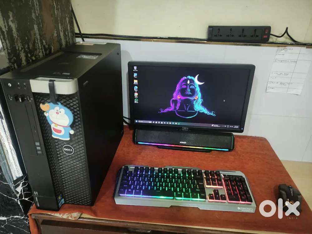 Full gaming pc setup with dell precision t3600 Tower