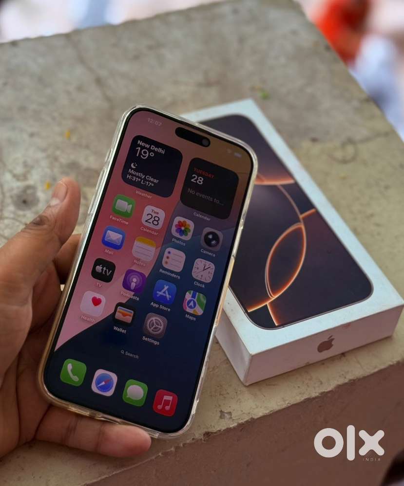 Iphone 16 pro max brand new with one year apple plus