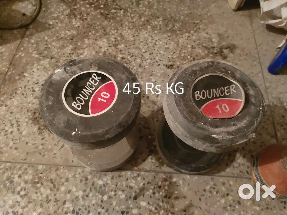 Gym Dumbbell set 15 kg × 2 , 10 Kg × 2, 12.5 × 2, 17.5 × 2