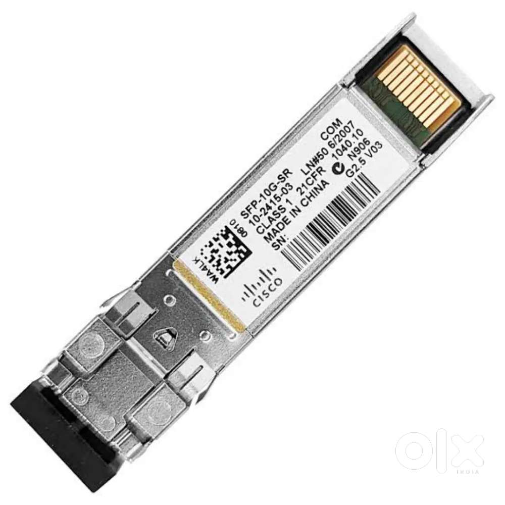 CISCO 10G SR SFP 2 NOS