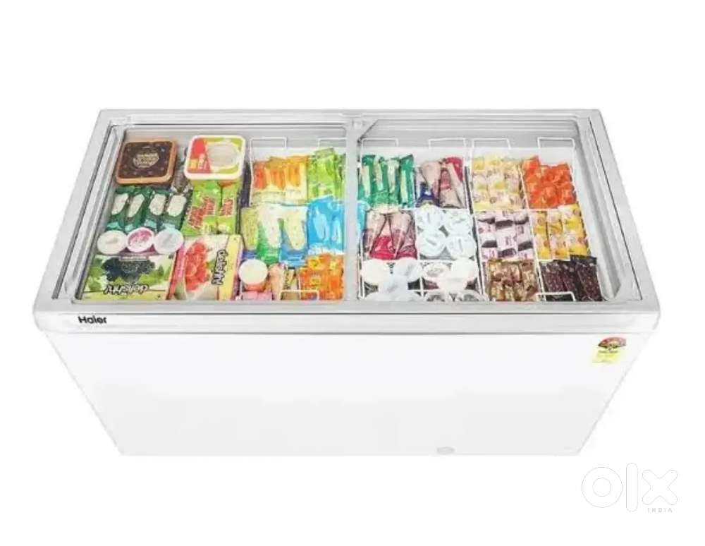 Haier deep fridge display good condition