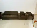 5 Seater Sofa - Brown