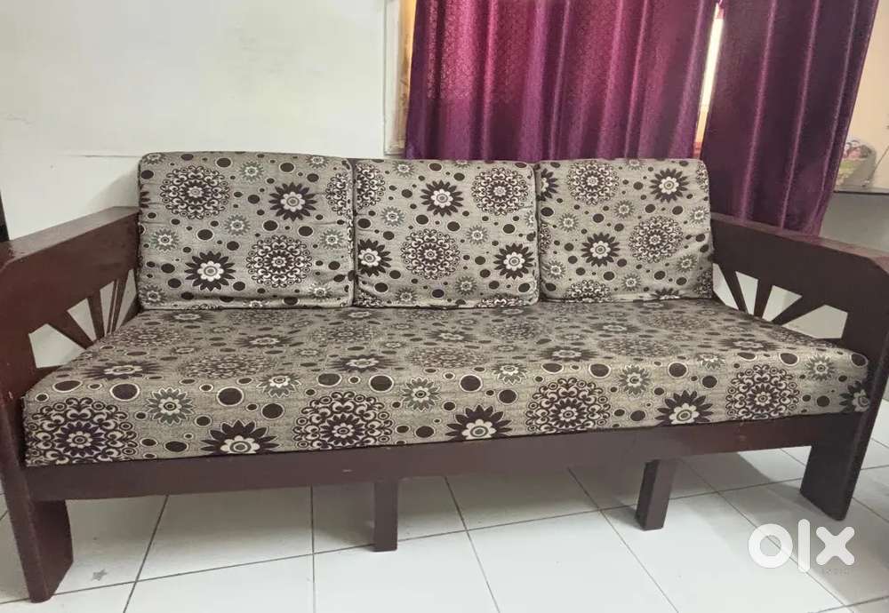 Wooden sofa set