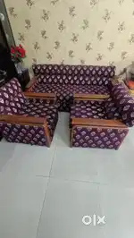 Teak wood sofa 5 seater,3 pieces,