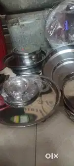 Steel crockery