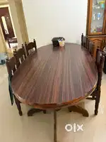 Dining table with 6 chairs
