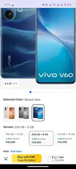 V60 8 256 20 din old emi par hain