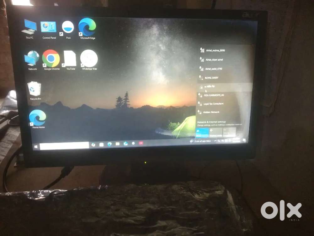 ACER DISPLAY &WIPRO CPU.