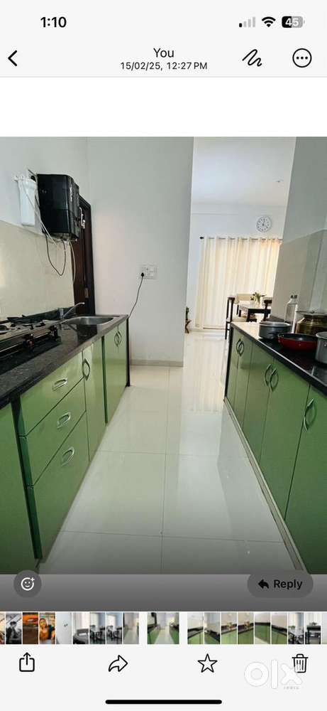 24Hour Gurad Garden veiw to balcony and mandir view gym club house etc