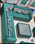 Tuesday offer buy new sofa 9450, L size sofa 13990/-Emi available