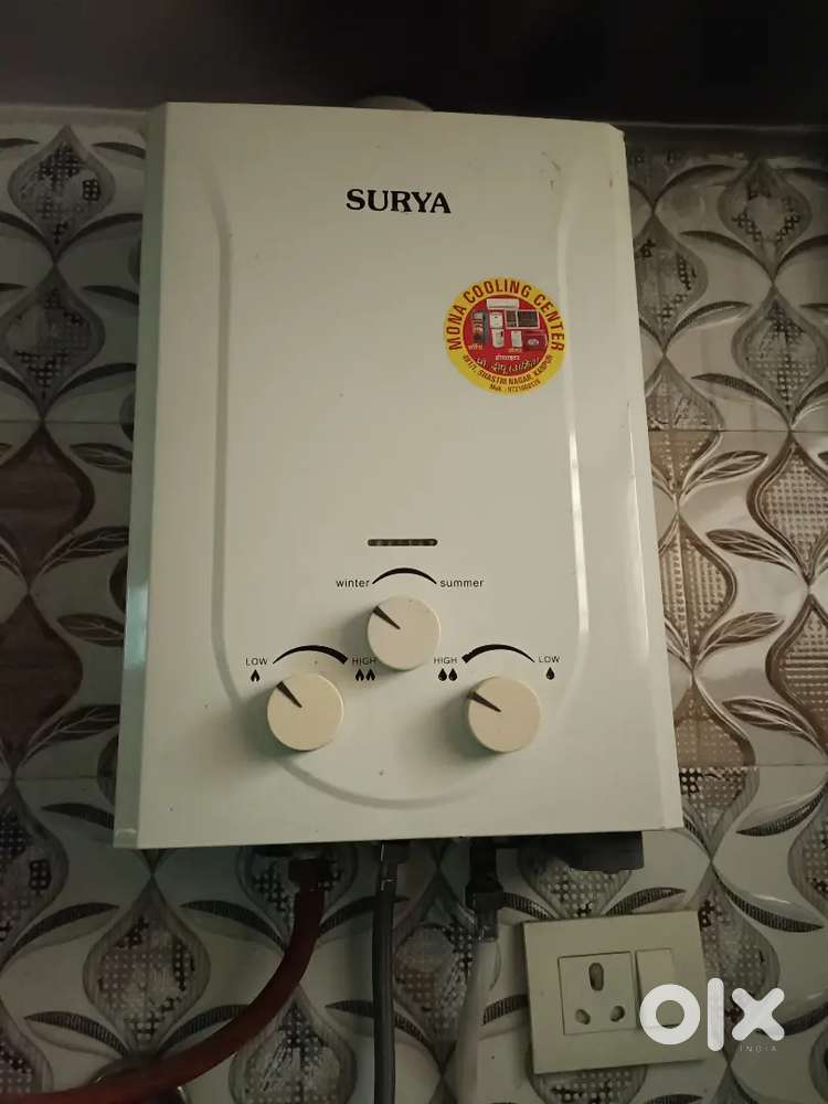 Gas geyser 5 years old