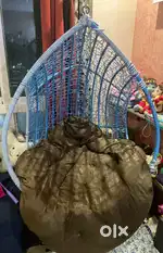 Jhula king size hanging chair with cushion