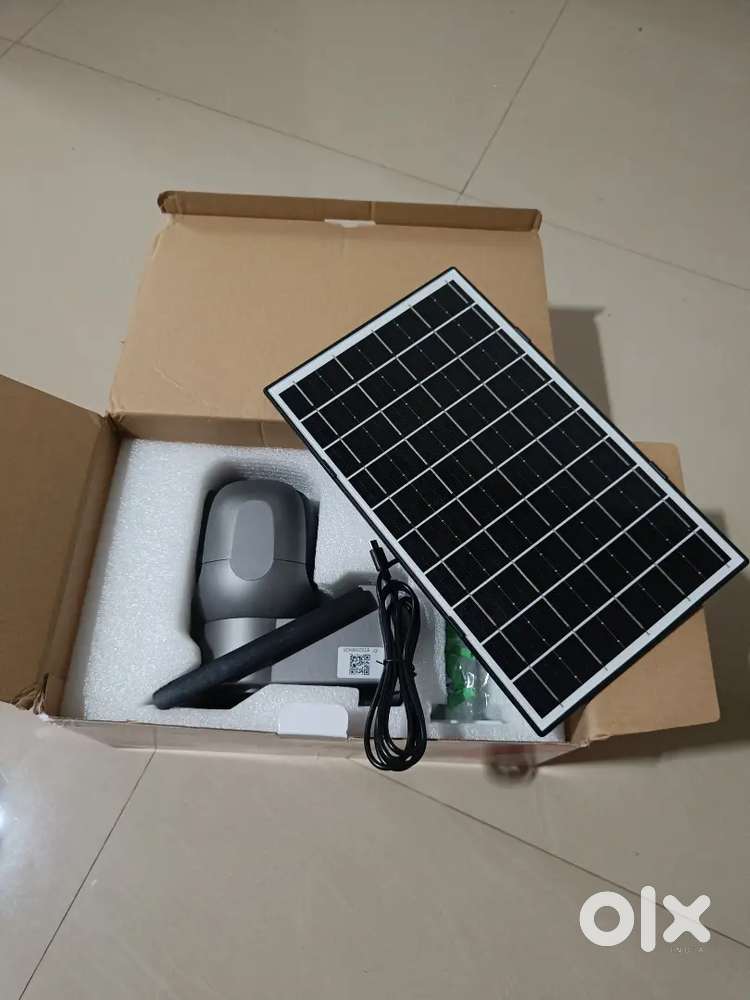 Solar cctv camera