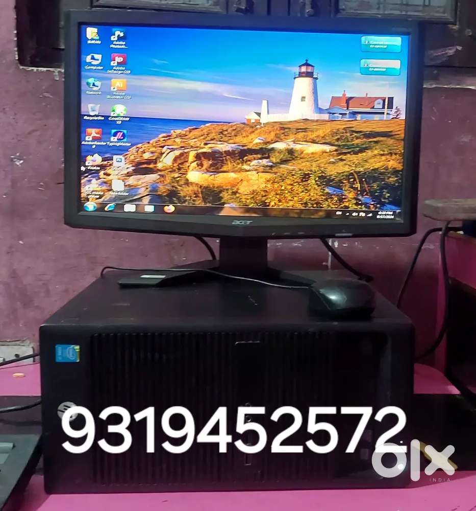 i5, 4th Generation, 4GB Ram, 1TB Hard Disk, with 19 LED, Key board