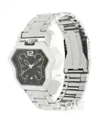 Fastrack Quartz Analog Black Dial Stainless Steel Strap Watch for Guys