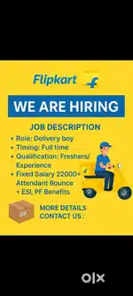 Hiring delivery executive job