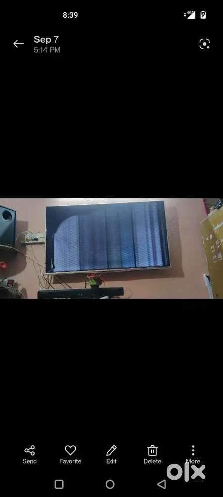 Vu  55 inch tv masterpieces display damage